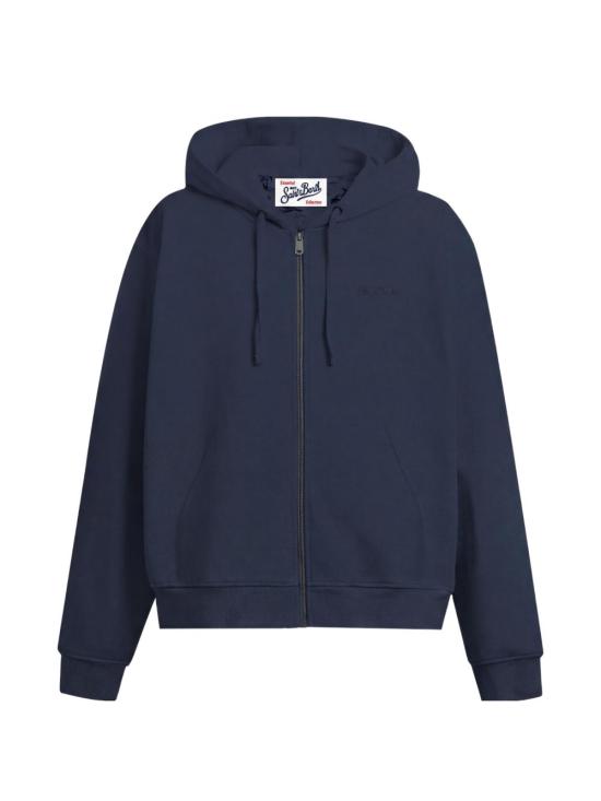 26SS 세인트바쓰 후드 티셔츠 DANNY00874LSB61EMB Navy blue - MC2 SAINT BARTH
