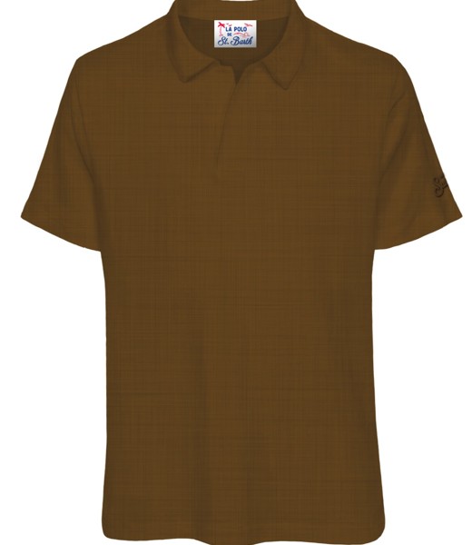 26SS 세인트바쓰 폴로 티셔츠 FRASER00141L19CAMEL Brown