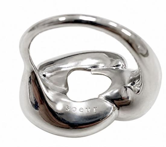 26SS 쉐르 반지 BIJ1603BAGUROSAARG0125W ARGENTO - SOEUR
