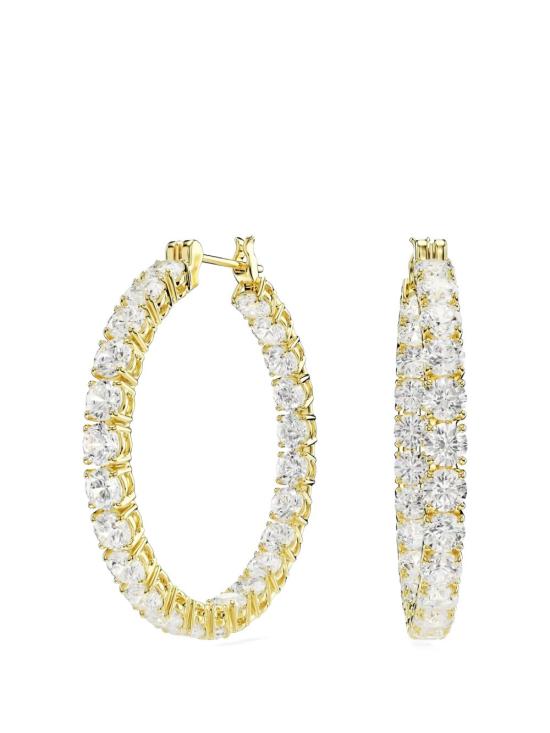 26SS 스와로브스키 이어링 5750620WHITEGOS Gold - SWAROVSKI