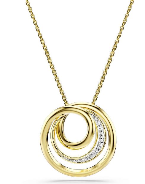 26SS 스와로브스키 목걸이/팬던트 5740410CRYGOS Gold
