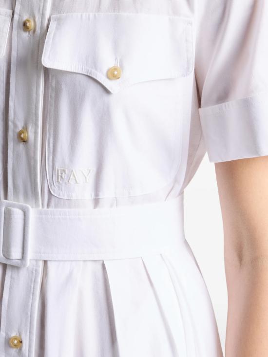 26SS 페이 롱 원피스 N8WE352603SZDHB001 White - FAY