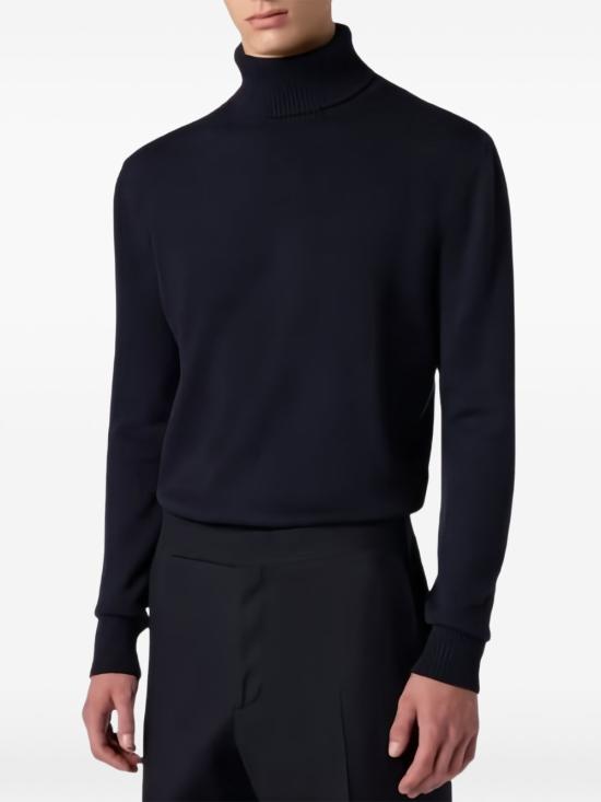 25FW 라르디니 터틀넥 AALMML420AA65010850 Navy blue - LARDINI