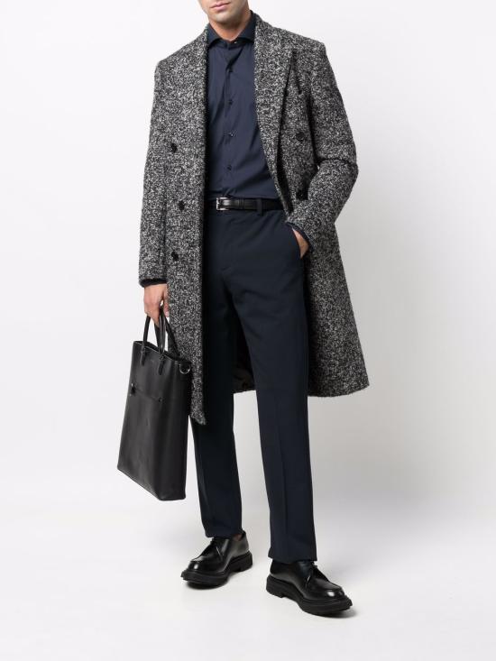  싸쿠스 긴팔 셔츠 658ML16125316 Navy blue - XACUS