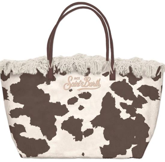 26SS 세인트바쓰 토트백 CITYBAGFRINGE01750L18EMB Brown