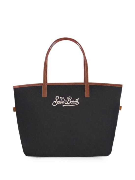 26SS 세인트바쓰 토트백 CITYBAGNYLON00288L0018EMB Black - MC2 SAINT BARTH