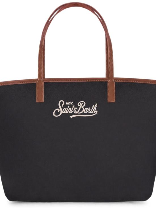 26SS 세인트바쓰 토트백 CITYBAGNYLON00288L0018EMB Black - MC2 SAINT BARTH