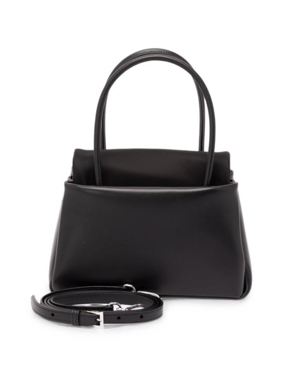 26FW 프라다 패시지 리나일론 플랩 스몰 레더 백 1BA5012G52VOPOF0002 Black - PRADA