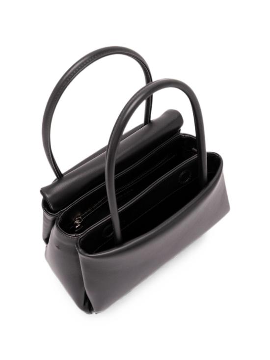 26FW 프라다 패시지 리나일론 플랩 스몰 레더 백 1BA5012G52VOPOF0002 Black - PRADA