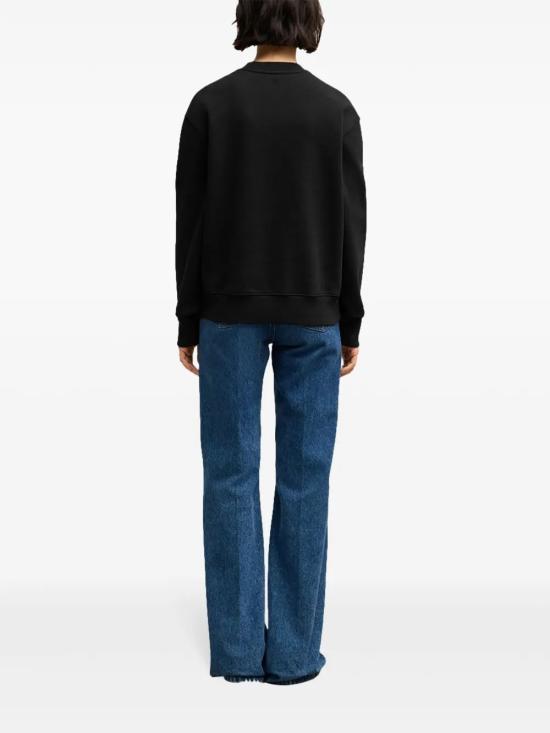 26FW 아미 스몰 하트 로고 스웨트셔츠 BFUSW035730 001 BLACK - AMI