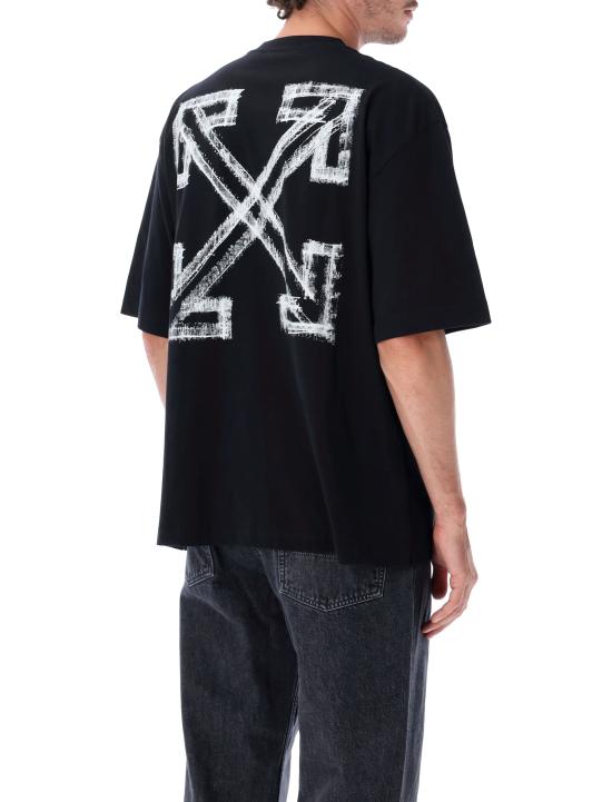 26FW 오프화이트 반팔 티셔츠 OMAA120F26JER00Y 001 BLACK - OFF WHITE
