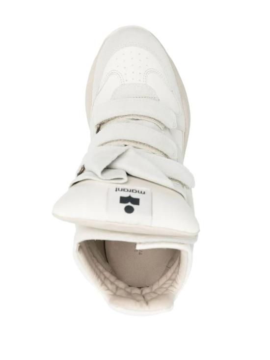 26FW 이자벨마랑 발스키 하이탑 스웨이드 웨지 스니커즈 BK0009FAA1E17S 20WH WHITE - ISABEL MARANT