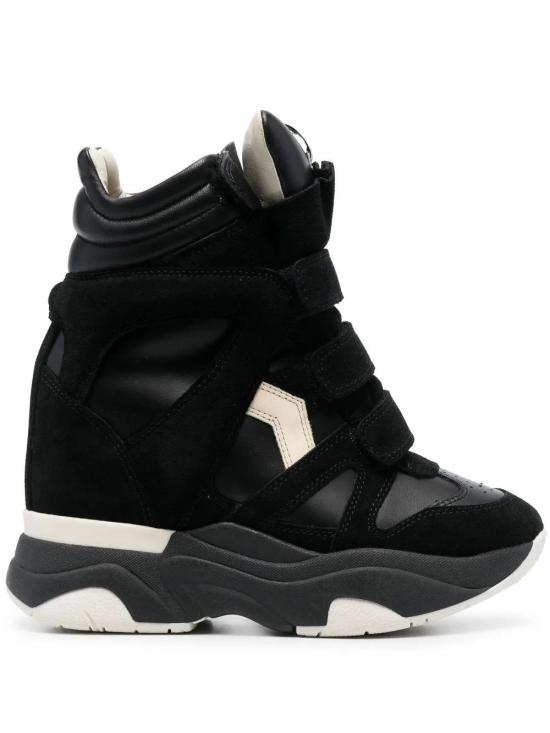 26FW 이자벨마랑 발스키 하이탑 스웨이드 웨지 스니커즈 BK0009FAA1E17S 01BK BLACK