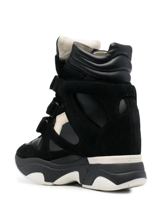 26FW 이자벨마랑 발스키 하이탑 스웨이드 웨지 스니커즈 BK0009FAA1E17S 01BK BLACK - ISABEL MARANT