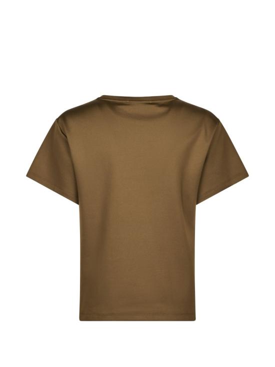 26FW 막스마라 반팔 티셔츠 2621946021MXMQUAGGA006 VERDE KAKI - MAX MARA