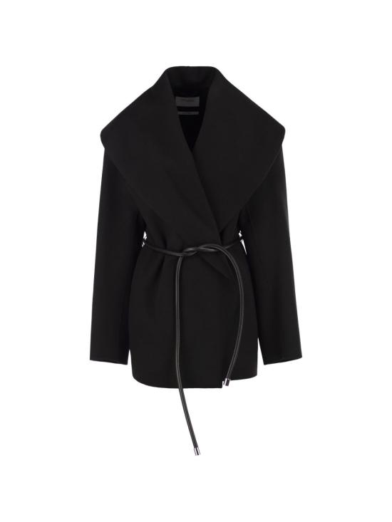 26FW 스포트막스 코트 2622086031SPXUGUALE013 NERO
