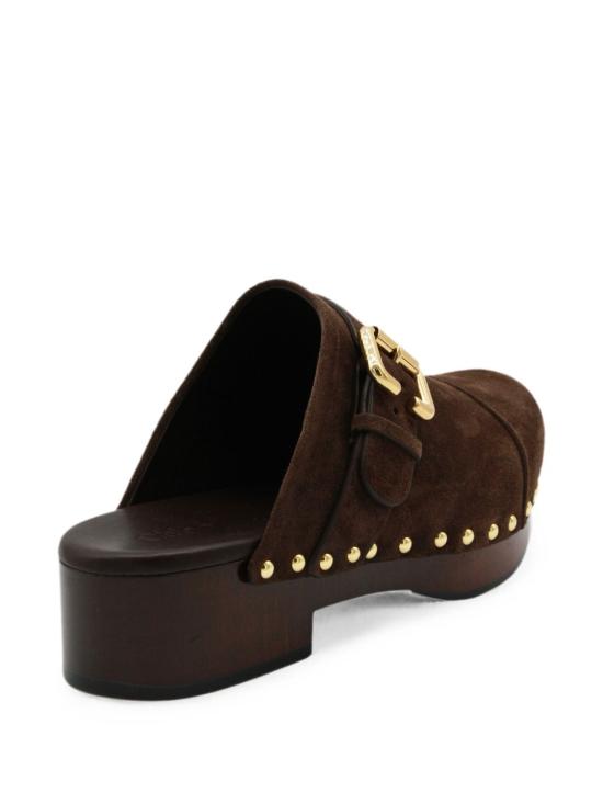 26FW 끌로에 뮬/슬리퍼 CH26S12ZRY27Z Brown - CHLOE