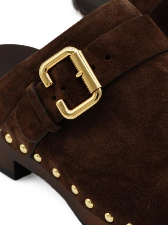 26FW 끌로에 뮬/슬리퍼 CH26S12ZRY27Z Brown - CHLOE