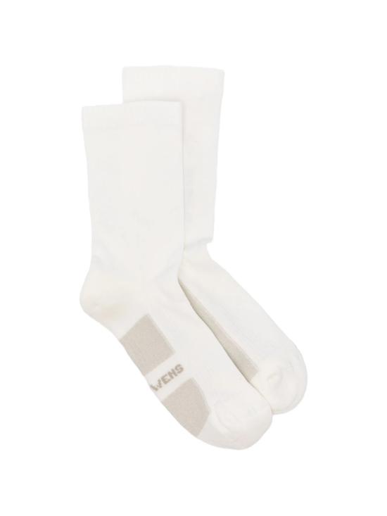 26SS 릭 오웬스 양말 RP01F6498SOCKC 1108 White