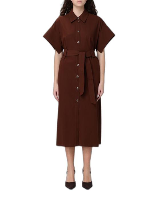 26SS 핑코 미디 원피스 106309A2ER L78 BROWN