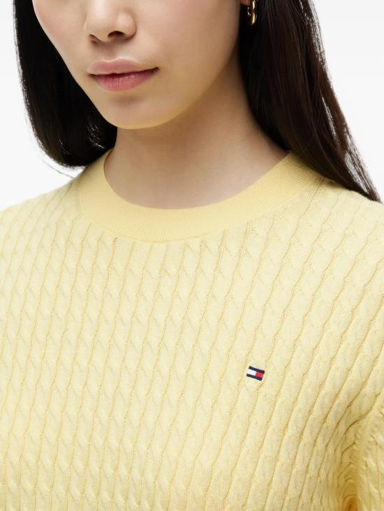 26FW 타미힐피거 스웨터 WW0WW44993 ZF0 YELLOW ORANGE - TOMMY HILFIGER