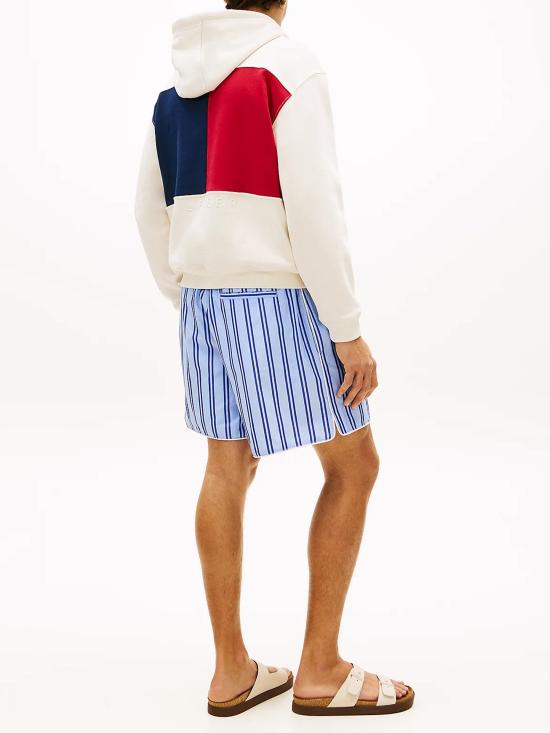 26SS 타미힐피거 후드 티셔츠 MW0MW42481 Z00 WHITE - TOMMY HILFIGER