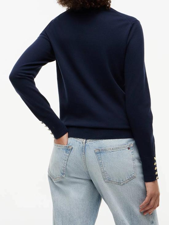 26FW 타미힐피거 스웨터 WW0WW40098 C1G BLUE - TOMMY HILFIGER