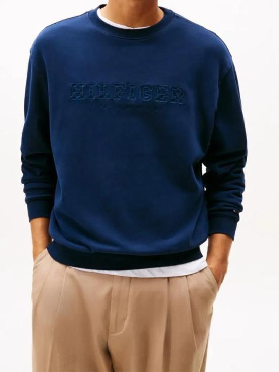 26SS 타미힐피거 스웨터 MW0MW41757 C1G BLUE - TOMMY HILFIGER