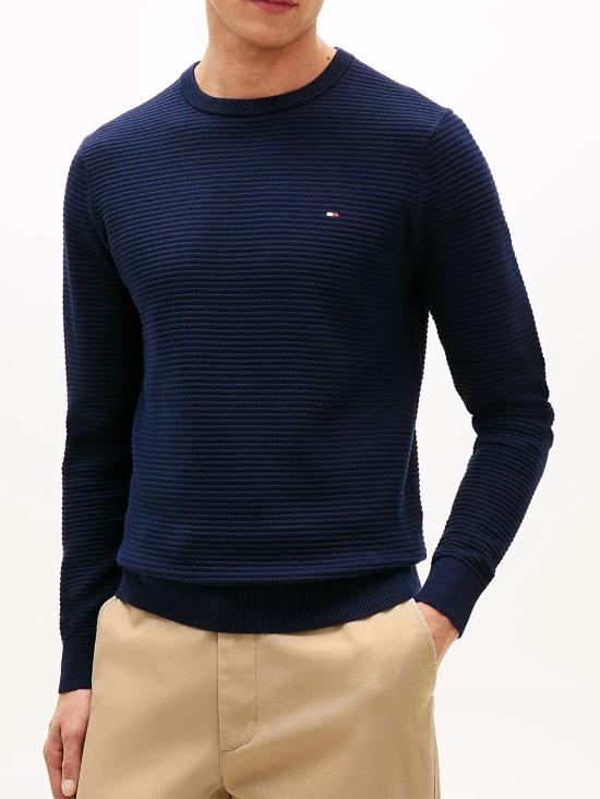 26SS 타미힐피거 스웨터 MW0MW41643 C1G BLUE - TOMMY HILFIGER
