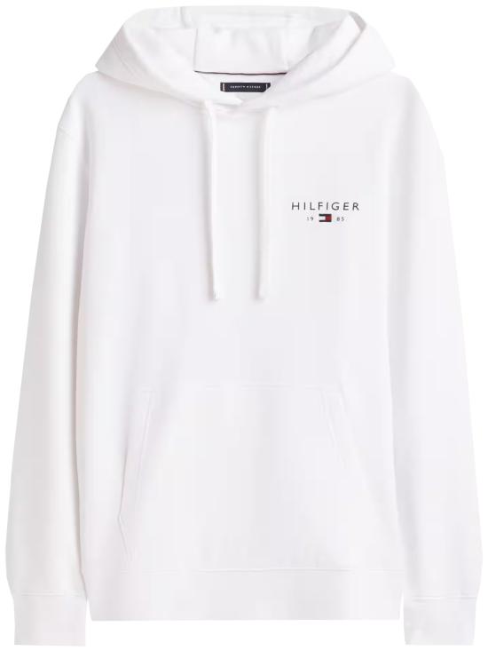 26SS 타미힐피거 후드 티셔츠 MW0MW41429 YBR WHITE