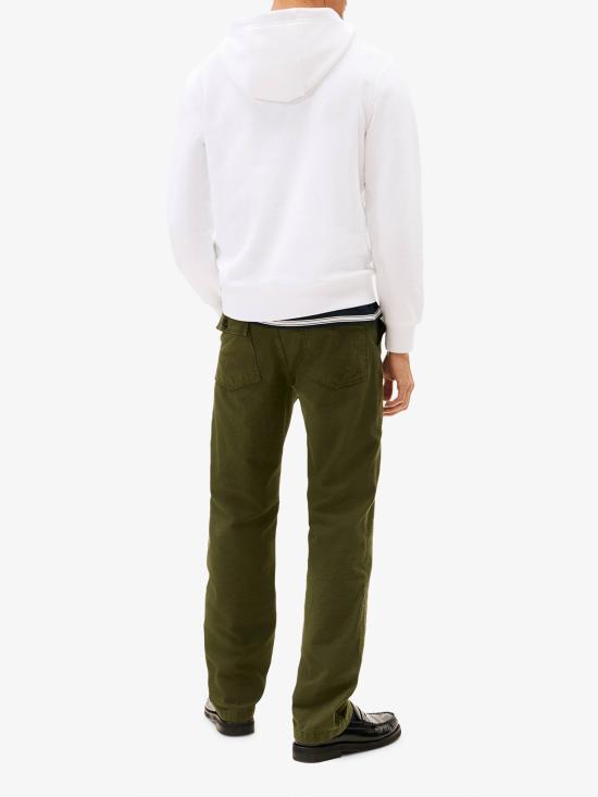 26SS 타미힐피거 후드 티셔츠 MW0MW41429 YBR WHITE - TOMMY HILFIGER