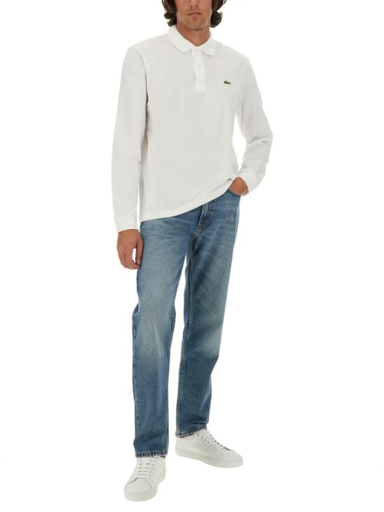 26SS 라코스테 클래식 롱슬리브 폴로 셔츠 L1312 001 WHITE - LACOSTE