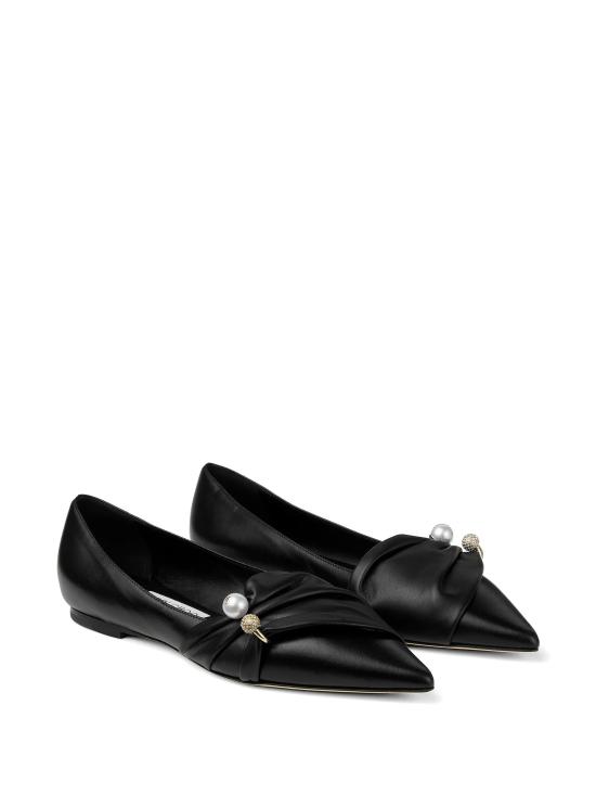 26FW 지미추 플랫 슈즈 RAFIBALLERINANTB BLACK - JIMMY CHOO