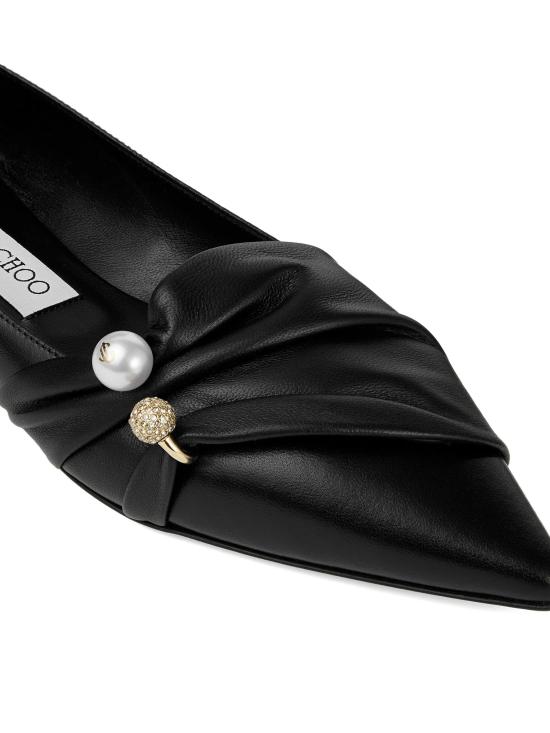 26FW 지미추 플랫 슈즈 RAFIBALLERINANTB BLACK - JIMMY CHOO