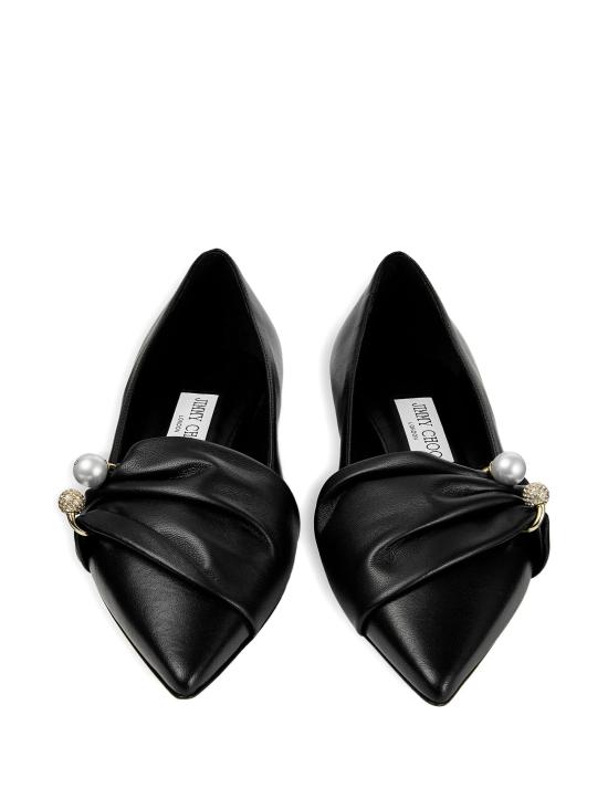 26FW 지미추 플랫 슈즈 RAFIBALLERINANTB BLACK - JIMMY CHOO