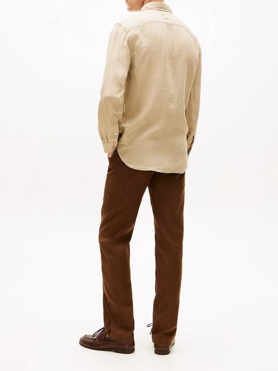 26SS 타미힐피거 긴팔 셔츠 MW0MW41530 RBT Beige - TOMMY HILFIGER