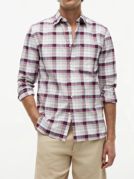 26FW 타미힐피거 긴팔 셔츠 MW0MW43306 0QY MULTICOLOUR - TOMMY HILFIGER