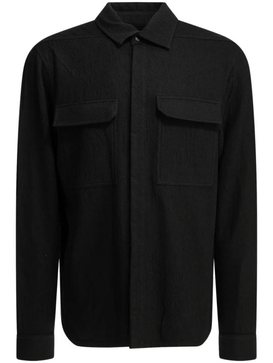 26FW 릭 오웬스 긴팔 셔츠 RU02F4291FLM 09 BLACK
