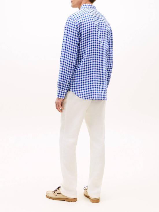26SS 타미힐피거 긴팔 셔츠 MW0MW42401 0MT BLUE - TOMMY HILFIGER