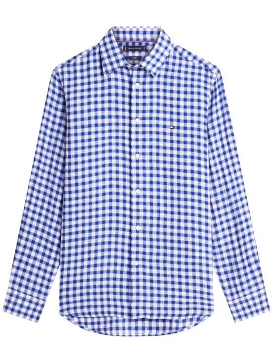 26SS 타미힐피거 긴팔 셔츠 MW0MW42401 0MT BLUE