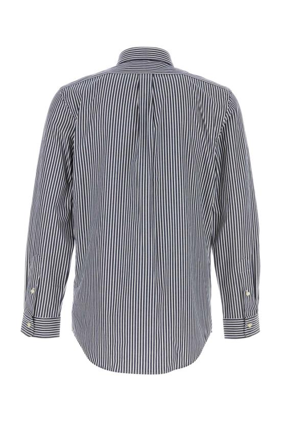 26FW 폴로 랄프로렌 커스텀핏 코튼 포플린 스트라이프 셔츠 710929346 022 BLUE - POLO RALPH LAUREN