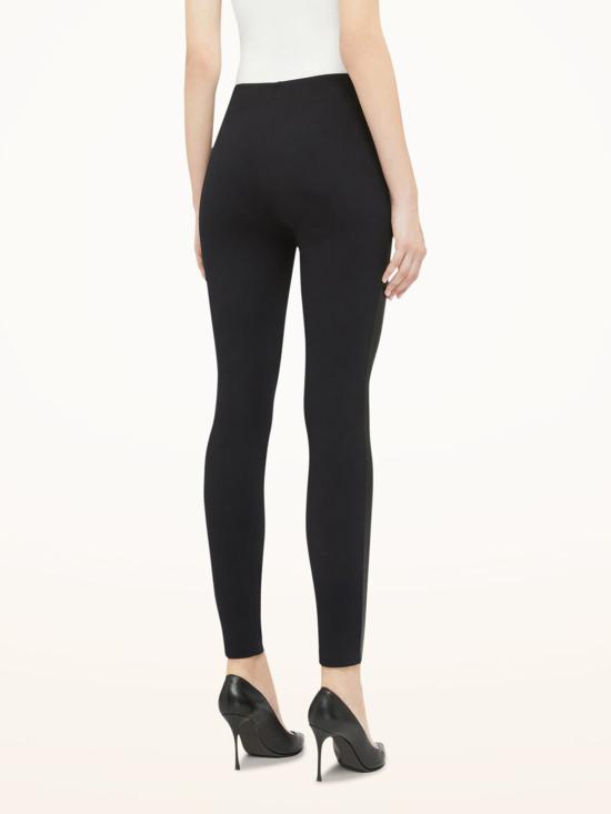 26FW 월포드 가죽 팬츠 19450 7540 BLACK - WOLFORD