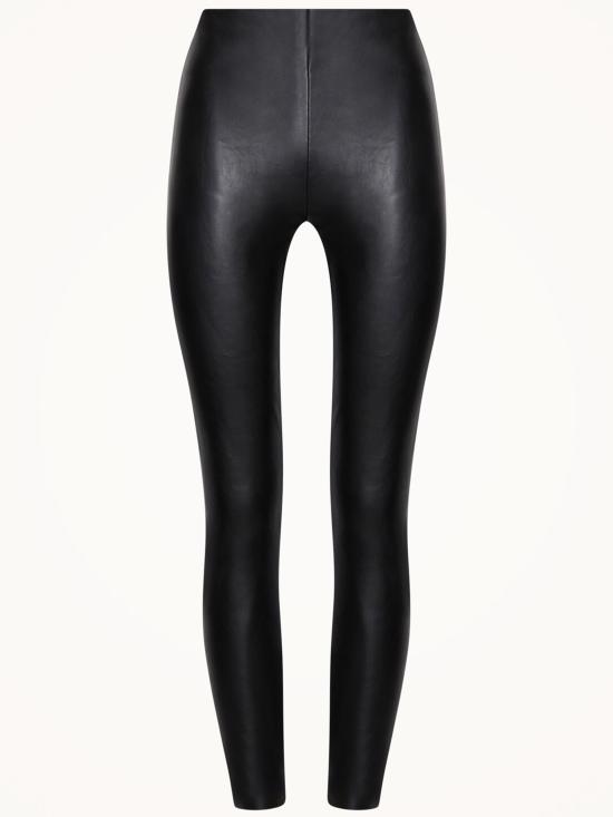 26FW 월포드 가죽 팬츠 19450 7540 BLACK - WOLFORD