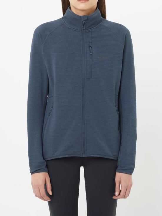 26FW 살로몬 에센셜 라이트웜 풀짚 플리스 자켓 LC2647600 BLUE - SALOMON