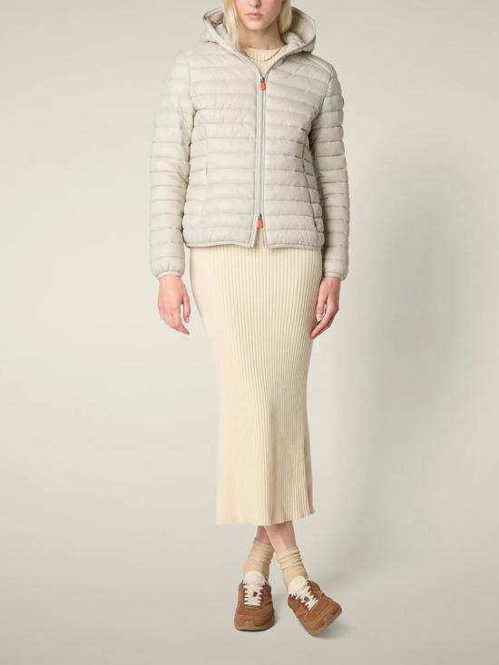 26SS 세이브더덕 숏패딩 D33620WGIGA01 40019 NUDE NEUTRALS - SAVE THE DUCK