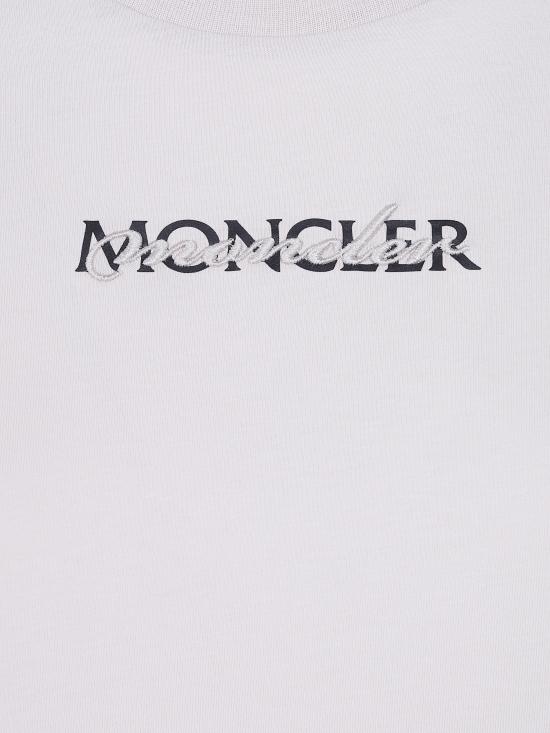 26FW 몽클레어 반팔 티셔츠 L2 093 8C000 12 89B8Q 204 WHITE - MONCLER