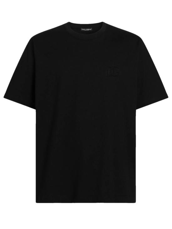 26FW 돌체앤가바나 반팔 티셔츠 G8PN9ZG7P7V N0000 BLACK