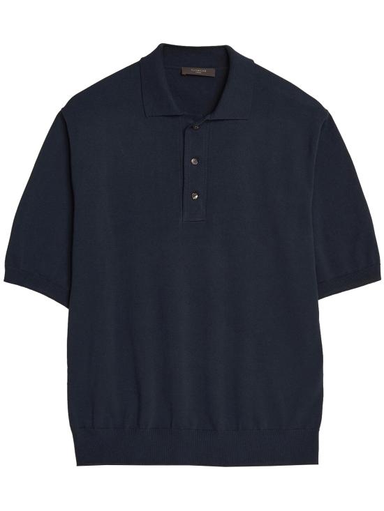 26SS 자노네 폴로 티셔츠 810332ZY318 Z3468 Navy blue