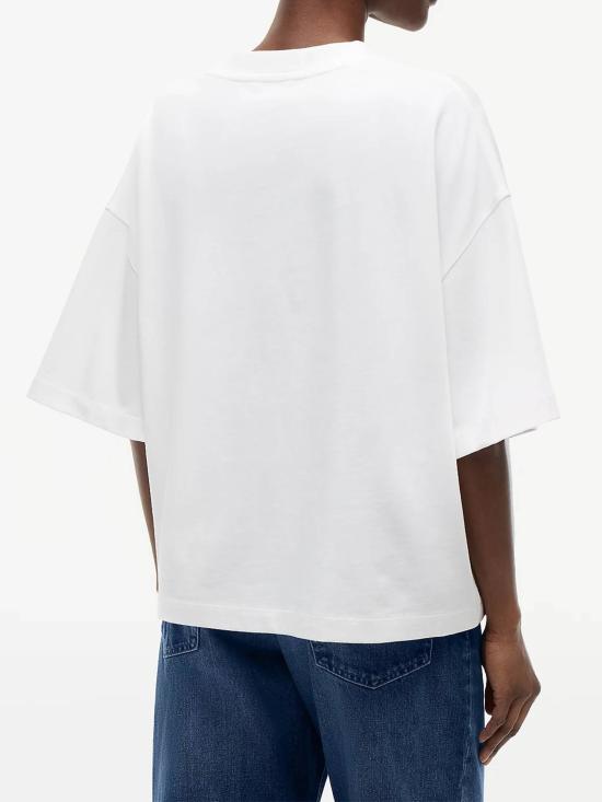 26FW 타미힐피거 반팔 티셔츠 WW0WW50940 YBL WHITE - TOMMY HILFIGER