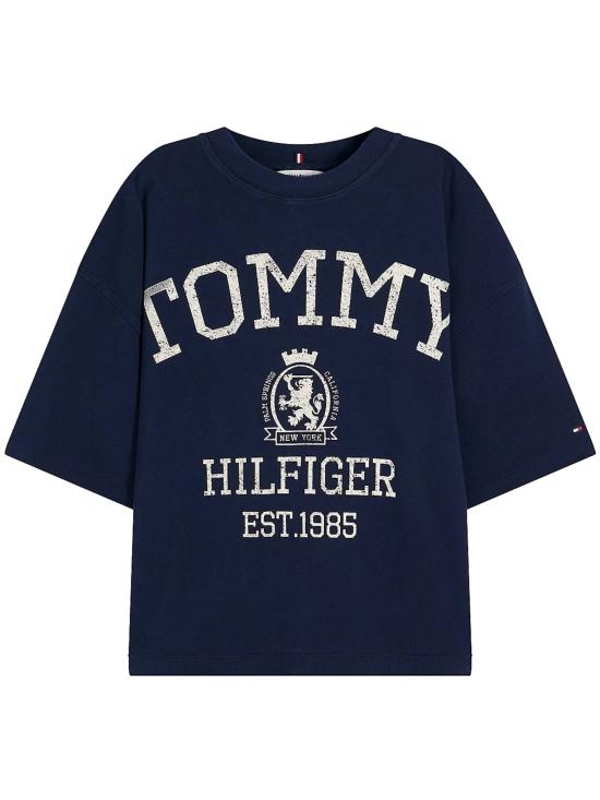 26FW 타미힐피거 반팔 티셔츠 WW0WW50940 C1G BLUE